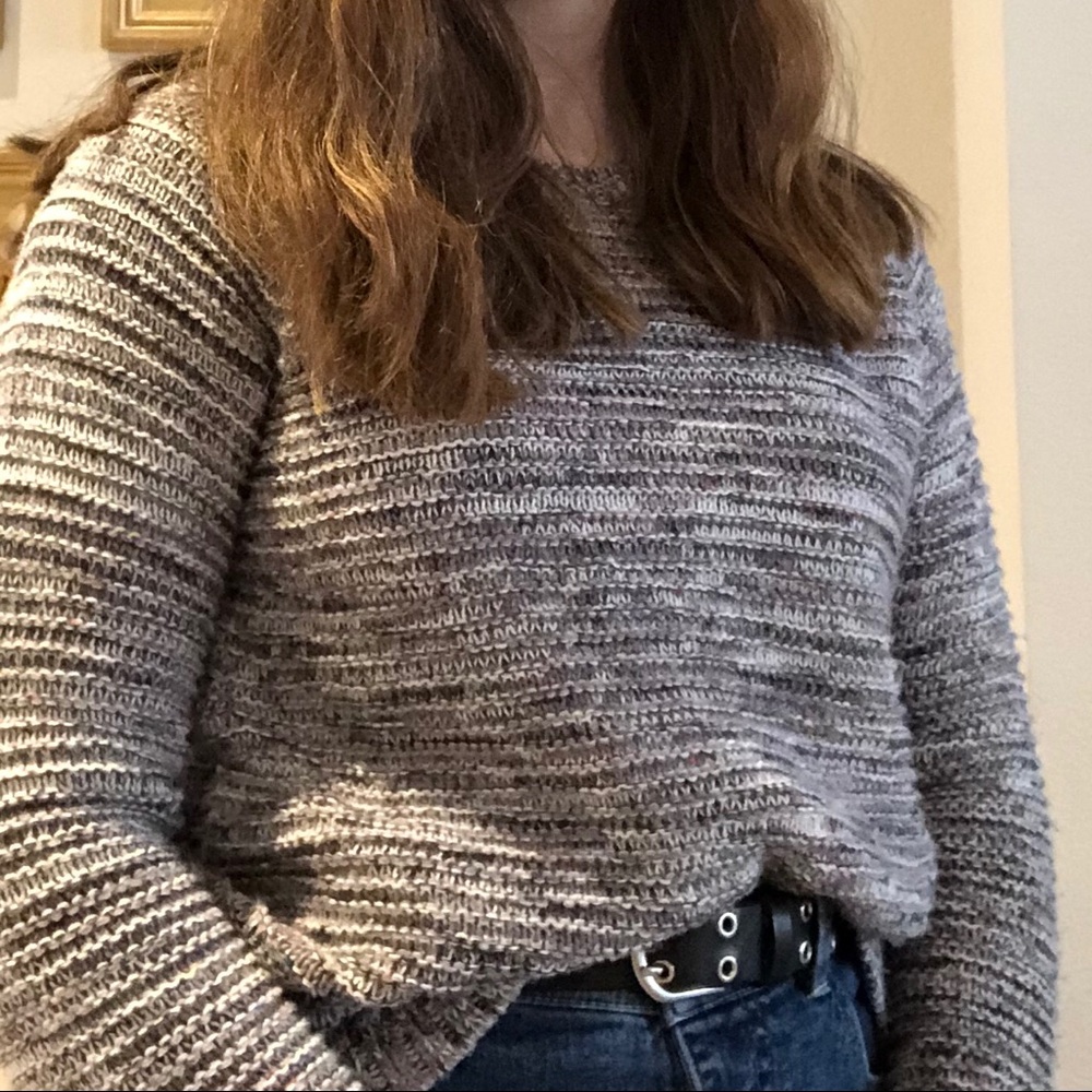 Gray sweater!
